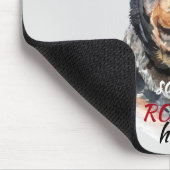 Arbeit hart für meinen Rottweiler Mousepad (Ecke)