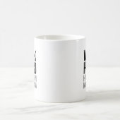 Arbeit hart haben Spaß kein Drama Kaffeetasse (Mittel)