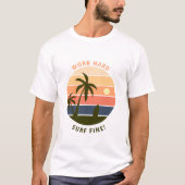 Arbeit hart Surf Fine T-Shirt (Vorderseite)