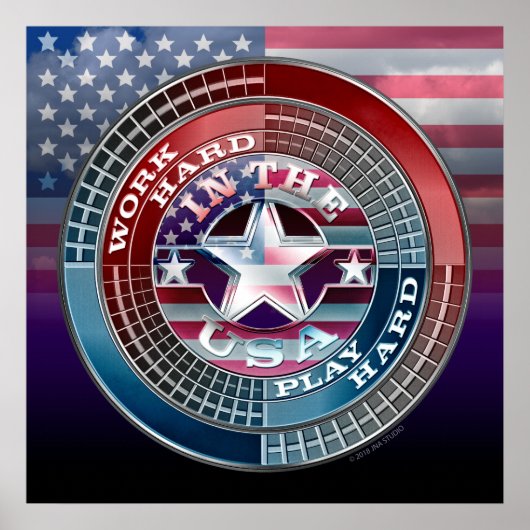Arbeit harte Arbeit im US-Poster Poster (Vorne)