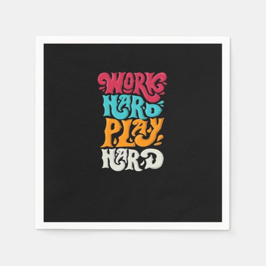 Arbeit harte Arbeit so harte Motivation Klassisch Serviette (Vorderseite)