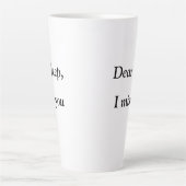 Arbeit harte Lebensgefühl Zitat Arbeit spät Friste Milchtasse (Vorderseite)