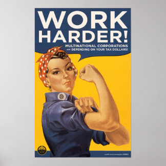 Arbeit härter! poster