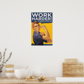 Arbeit härter! poster (Küche)