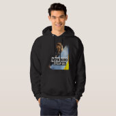 Arbeit harter Traum groß Hoodie (Vorne ganz)