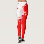 Arbeit in Arbeit Red V2 Leggings (Rückseite)