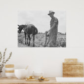 Arbeit in der Baumwolle Poster (Küche)