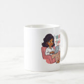 Arbeit in Pajama - Funny Giftful Work Vibes Kaffeetasse (VorderseiteRechts)