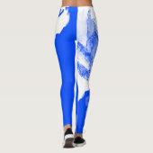 Arbeit in Progress Navy Blue Leggings (Rückseite)