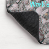 Arbeit ist ein Strand. Mousepad (Ecke)