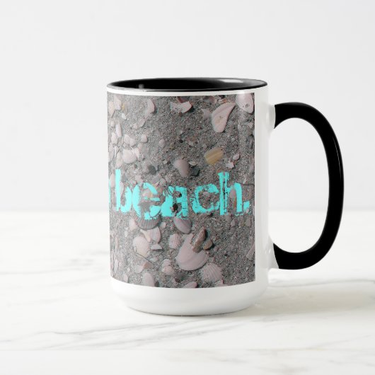 Arbeit ist ein Strand. Tasse (Rechts)