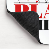 Arbeit ist für Menschen, die keine Brücke spielen Mousepad (Ecke)