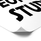 Arbeit ist für Menschen, die keine Sprachen lernen Poster (Ecke)