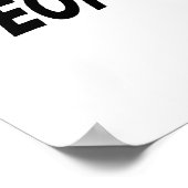 Arbeit ist für Menschen, die keinen Strick haben Poster (Ecke)