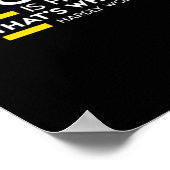 Arbeit ist schwer, deshalb arbeite ich kaum poster (Ecke)