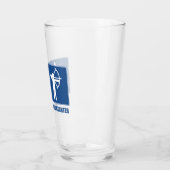 Arbeit ist wichtig, Bogenschießen ist wichtig Glas (Links)