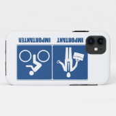 Arbeit ist wichtig, Fahrradfahren ist wichtig Case-Mate iPhone Hülle (Rückseite (Horizontal))