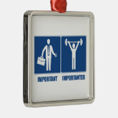 Arbeit ist wichtig Gewichtszunahme ist wichtig Ornament Aus Metall (Rechts)