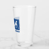 Arbeit ist wichtig, Hockey ist wichtig Glas (Links)