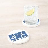 Arbeit ist wichtig, Klettern ist wichtig Getränkeuntersetzer (Seite)