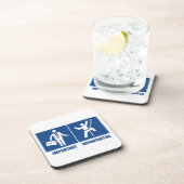 Arbeit ist wichtig, Klettern ist wichtig Getränkeuntersetzer (Rechte Seite)