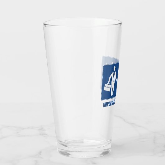 Arbeit ist wichtig, Pferdereiten ist wichtig Glas (Rechts)