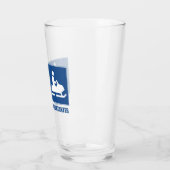 Arbeit ist wichtig, Schneemobil ist wichtig Glas (Links)