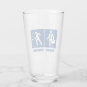 Arbeit ist wichtig, Tennis ist wichtiger Glas (Rückseite)