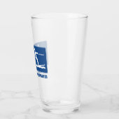 Arbeit ist wichtig, Wasserski ist wichtig Glas (Links)