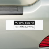 Arbeit ist zum Kotzen Autoaufkleber (Auf Auto)