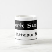 Arbeit ist zum Kotzen Kaffeetasse (Mittel)