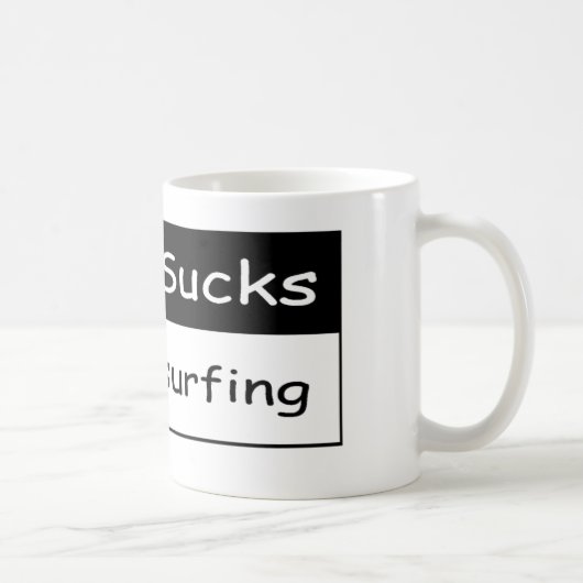 Arbeit ist zum Kotzen Kaffeetasse (Rechts)