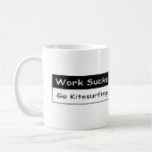 Arbeit ist zum Kotzen Kaffeetasse (Links)