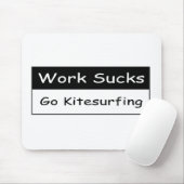 Arbeit ist zum Kotzen Mousepad (Mit Mouse)