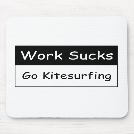 Arbeit ist zum Kotzen Mousepad (Vorne)