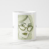 Arbeit Jumbo-Tasse (Vorderseite)