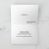 Arbeit Karte (Innenseite)