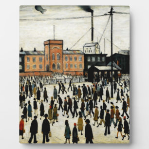 Arbeit L.S Lowry Fotoplatte
