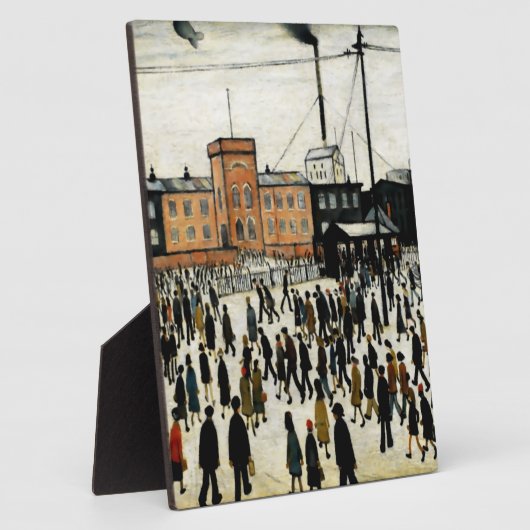 Arbeit L.S Lowry Fotoplatte (Seite)