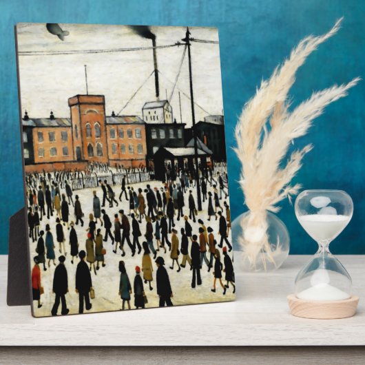 Arbeit L.S Lowry Fotoplatte (Seite)