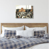 Arbeit L.S Lowry Leinwanddruck (Insitu (Schlafzimmer))