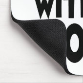 Arbeit mit mir Leute Mousepad (Ecke)