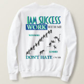 ARBEIT MIT MIR SWEATSHIRT (Design Rückseite)