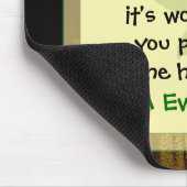 Arbeit motivierend Mousepad (Ecke)
