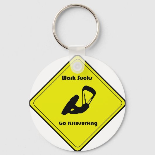 Arbeit noch ist zum Kotzen Schlüsselanhänger (Vorderseite)