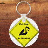 Arbeit noch ist zum Kotzen Schlüsselanhänger (Vorderseite)