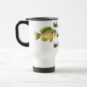 Arbeit oder Fisch Reisebecher (Links)