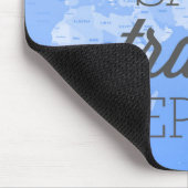 Arbeit retten Reise-Wiederholung Mousepad (Ecke)