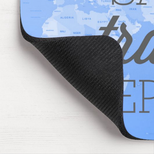 Arbeit retten Reise-Wiederholung Mousepad (Ecke)