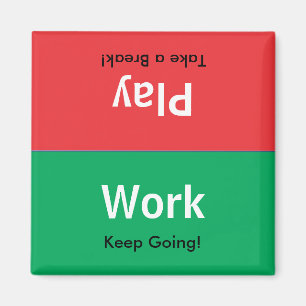 Arbeit Spielen Magnet